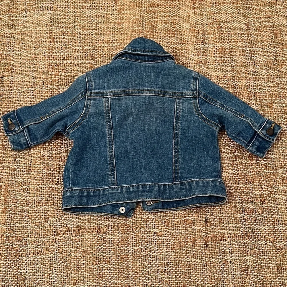 Old Navy Dark Wash Jean Jacket 3-6 Months